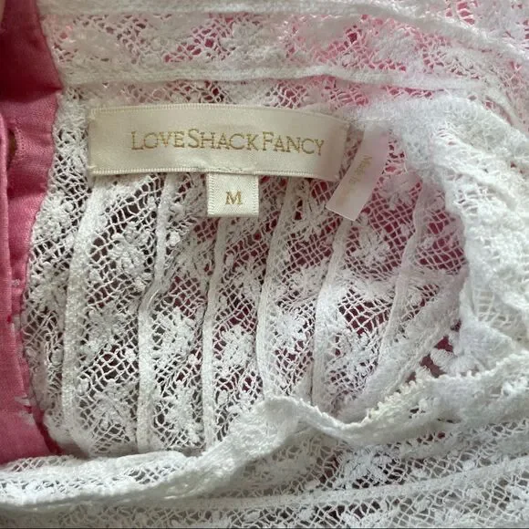 LOVESHACKFANCY Viola Dress in Pink - Picture 10 of 12